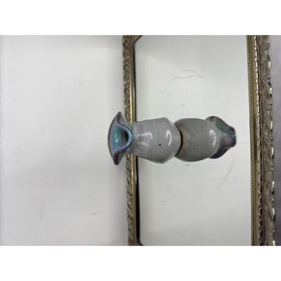 Smokey Mountain Pottery Gatlinburg, TN Pinched Pot Personal Creamer Art Pottery - Picture 4 of 10